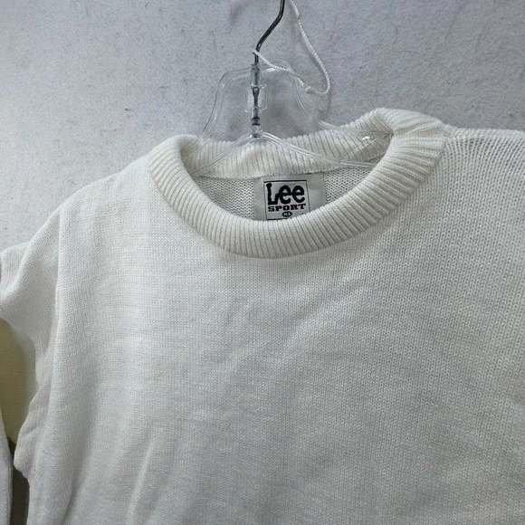 Vintage 90s Lee Sport USA Made Men's Size XL Pullover Crewneck Sweatshirt Cotton - Picture 11 of 12